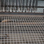 ตะแกรงตัวหนอนชุบซิ้งค์